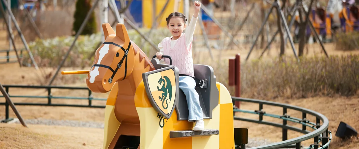 LEGOLAND Korea Royal Joust in the LEGO Castle area