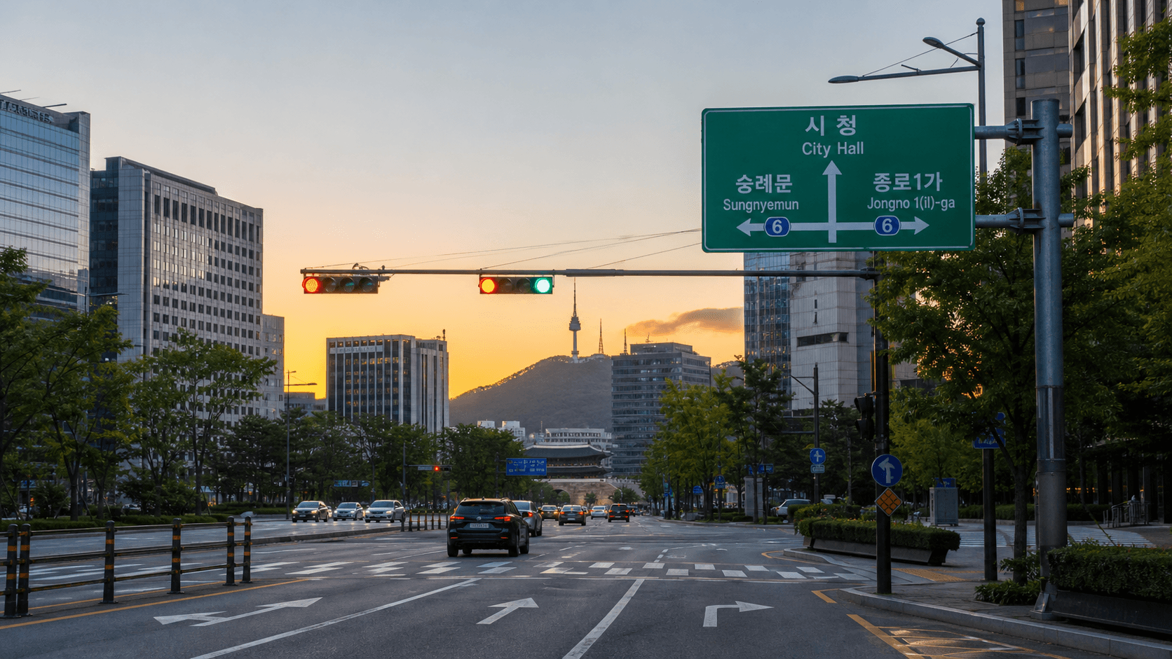 Korean Road Signs and Traffic Lights: A Driver’s Guide for Visitors