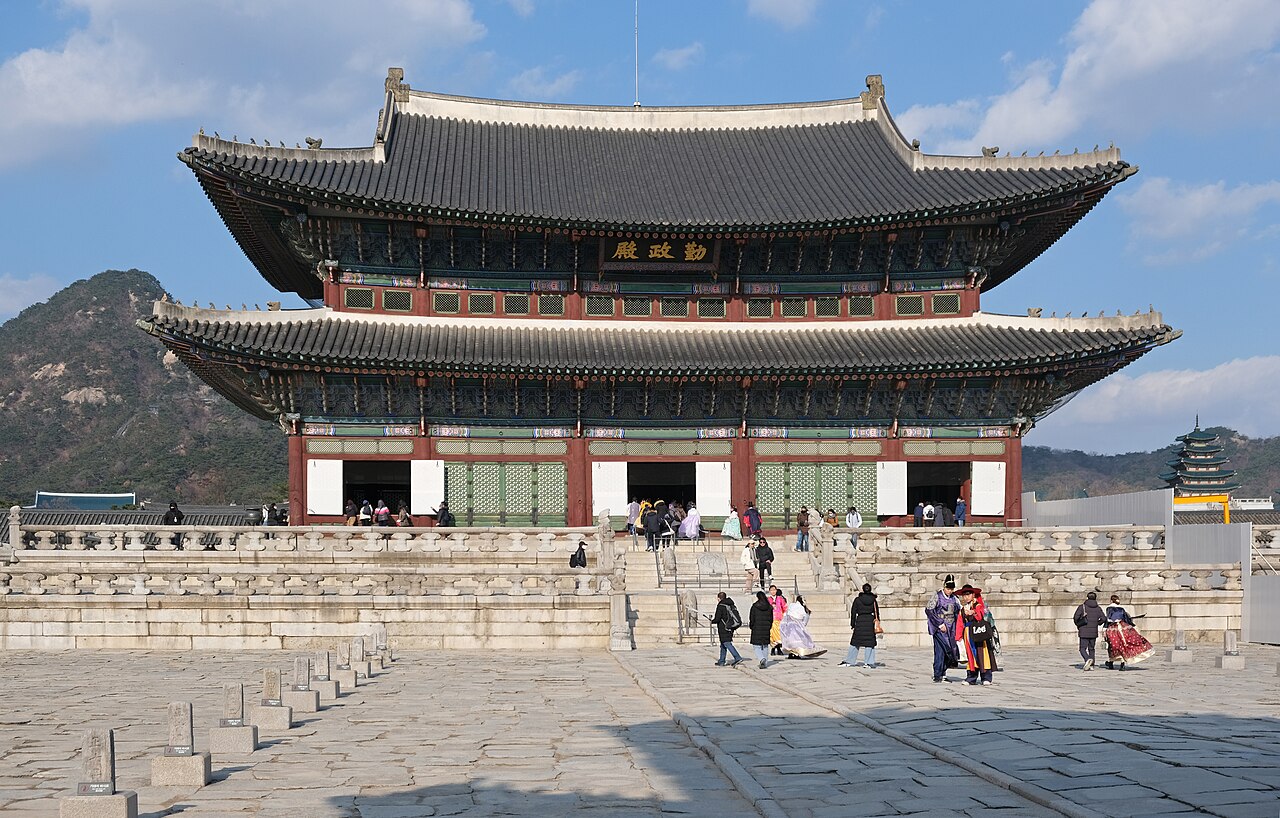 Geunjeongjeon throne hall at Gyeongbokgung Palace in Seoul
